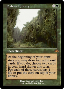 Sylvan Library Dominaria Remastered Retro Frame
